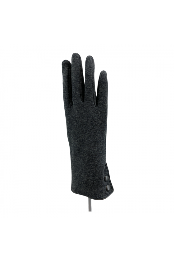 sous gants pure soie naturelle uni noir