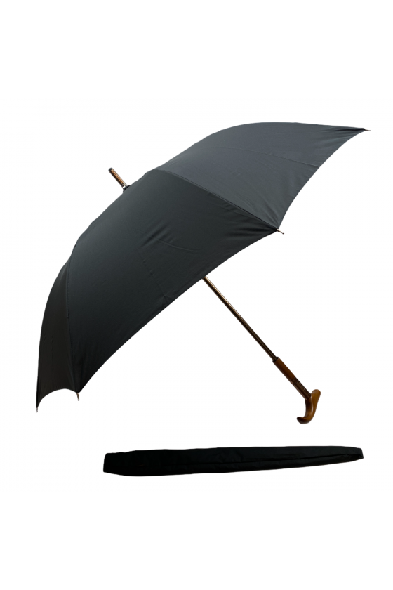 Parapluie/canne de marche 2 en 1 réglable en hauteur