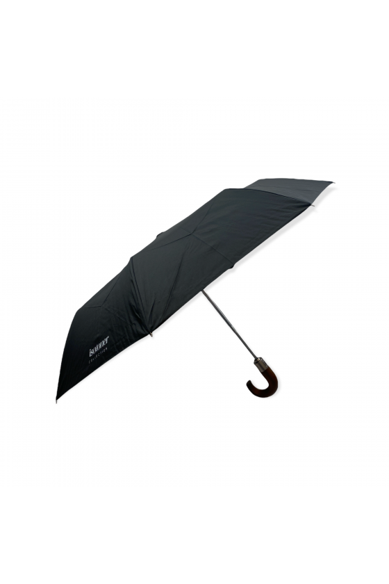 Parapluie pliable duomatic avec poignée en bois