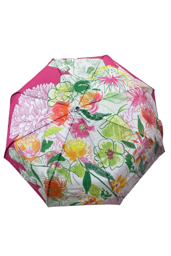 Parapluie duomatic fantaisie motif "Floraison"