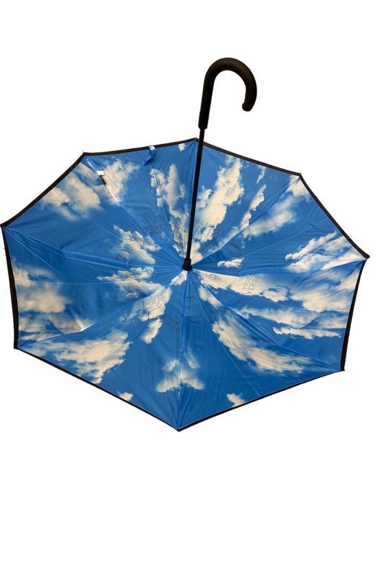 Parapluie canne inversé "vice & versa" NUAGE