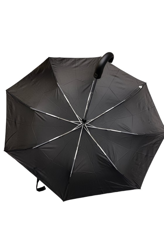 Parapluie pliable noir duomatic